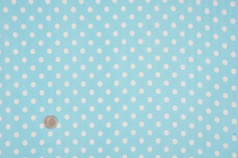 セレクト生地 ダブルガーゼ水玉m アクアブルー Dailycasket Com