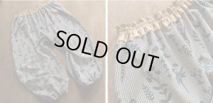 画像6: セレクト生地：ギンガムチェックフラワー（ブラック）