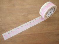 マスキングテープ：mt minä perhonen　neighbor・pink（10m1巻）