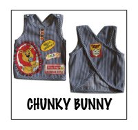 CHUNKY BUNNY☆エプロンベスト  (型紙／仕様書あり）