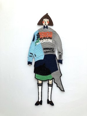 画像3: セレクトワッペン☆縫い付けタイプ・女の子BIG刺繍ワッペン