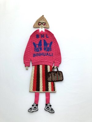 画像8: セレクトワッペン☆縫い付けタイプ・女の子BIG刺繍ワッペン
