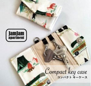 画像1: jam jam apartment☆コンパクトキーケース(型紙／仕様書あり）