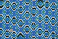 セレクト生地：アジアン天竺（ブルー）1mカットクロス