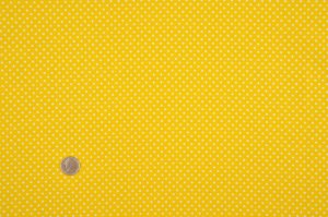 画像1: セレクト生地：シーチングキャンディドット（パステルイエロー）