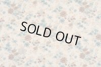 セレクト生地：フラワー起毛天竺（クリーム）35cmカットクロス