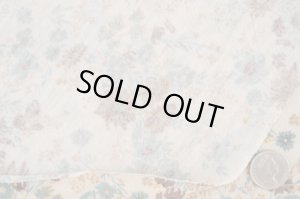 画像3: セレクト生地：フラワー起毛天竺（クリーム）35cmカットクロス