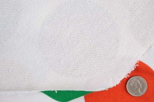 画像3: セレクト生地：【難あり】大玉裏毛（レッド×マスタード）