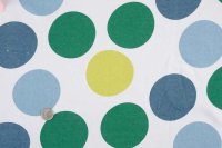 セレクト生地：大玉裏毛（グリーン×イエローグリーン）25cmカットクロス