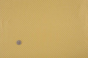 画像1: セレクト生地：ストレッチ天竺ピンドット（カラシ）