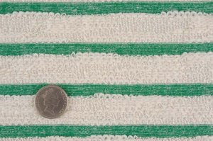 画像2: セレクト生地：リバーシブルボーダースラブMIX裏毛（オフ／グリーン）