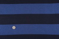 セレクト生地：極太ボーダー裏パイル（ブルー）