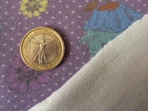 画像4: セレクト生地：フラワーキャット（パープル）35cmカットクロス