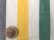 画像2: セレクト生地：３色ストライプ（オフ/グリーン・グレー・イエロー）90cmカットクロス (2)