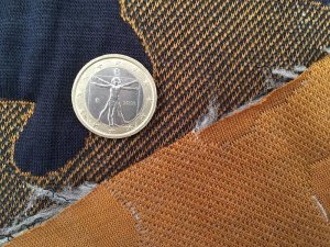 画像3: セレクト生地：雲柄キルトニット60cmカットクロス