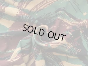 画像4: セレクト生地：迷彩カラーペイントニット70cmカットクロス