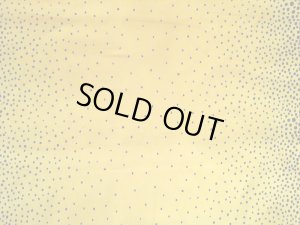 画像2: セレクト生地：変形ドットバブル（黄／黒）30cmカットクロス