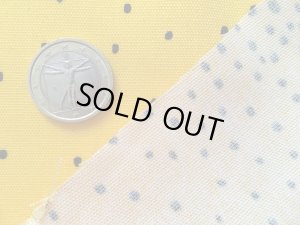 画像3: セレクト生地：変形ドットバブル（黄／黒）30cmカットクロス