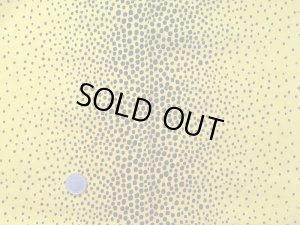 画像4: セレクト生地：変形ドットバブル（黄／黒）30cmカットクロス