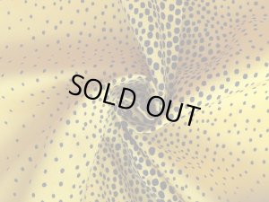 画像5: セレクト生地：変形ドットバブル（黄／黒）30cmカットクロス