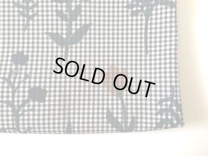 画像5: セレクト生地：ギンガムチェックフラワー（ブラック）