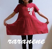 raranene☆mimiチュニック8サイズセット  (80〜150サイズ型紙／仕様書あり）