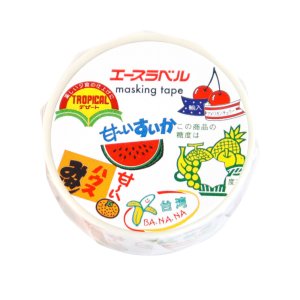 画像2: 販促マスキングテープ：くだもの(2)（幅15mm×3m巻）