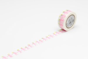 画像2: マスキングテープ：mt minä perhonen　neighbor・pink（10m1巻）