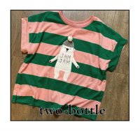 two-bottle☆ワイドなTシャツ大人用 (型紙／仕様書あり）