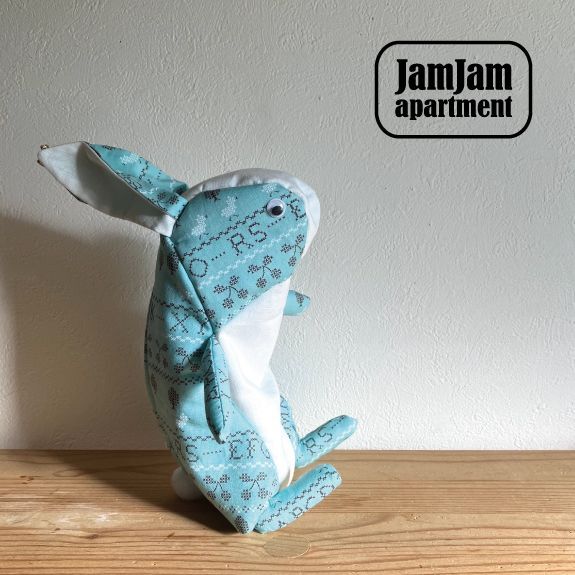 jam jam apartment☆うさぎポーチ(型紙／仕様書あり）